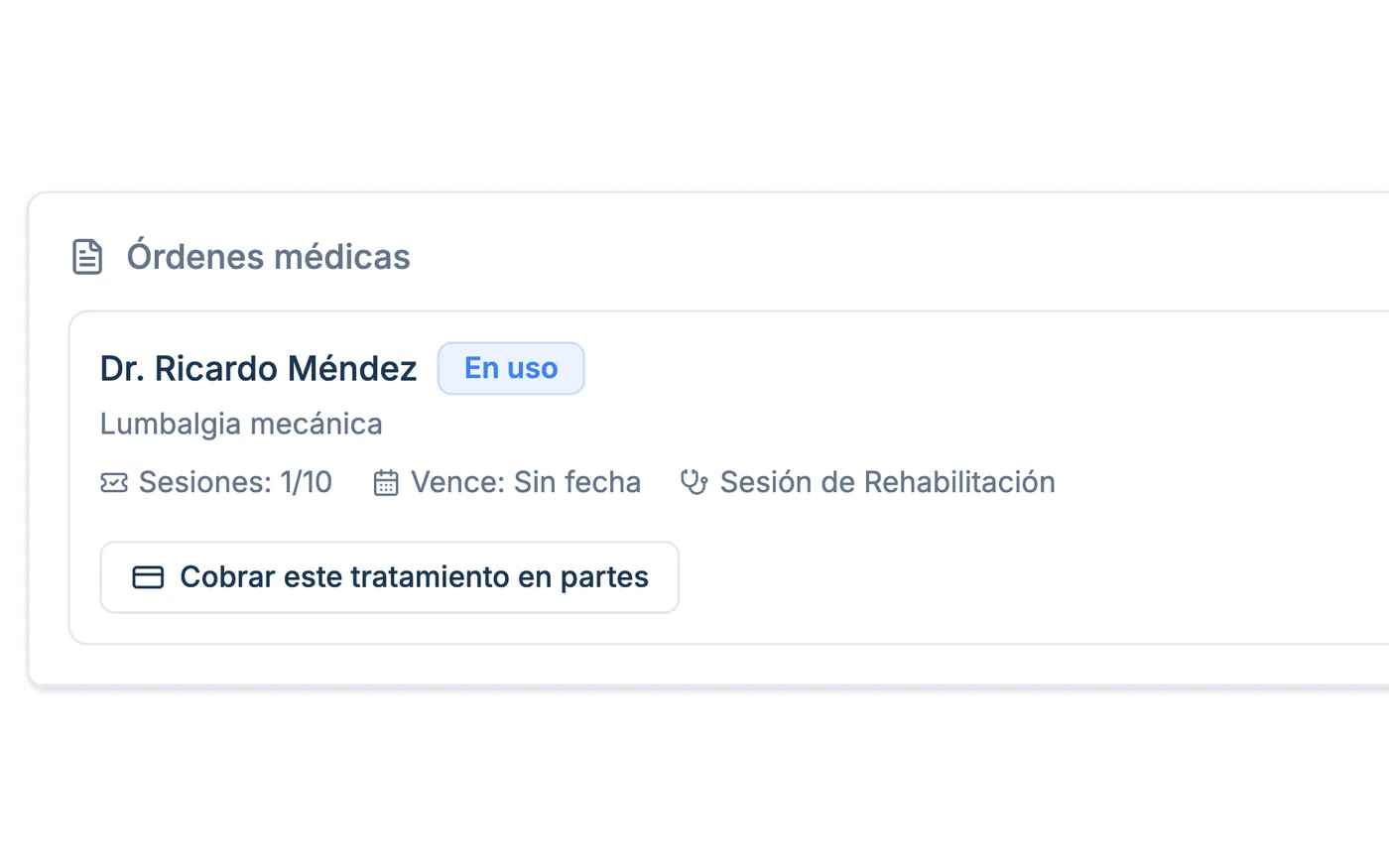 La orden y lo que le queda