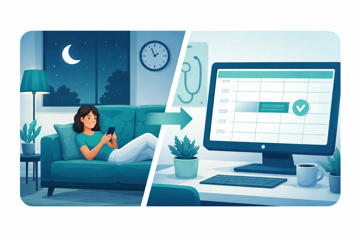 Reservas online para consultorios de salud